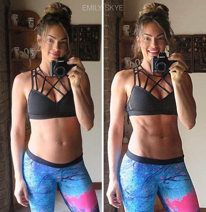 3 Saniyede Fotoğraflarda Fit Görünmenin Yolları!