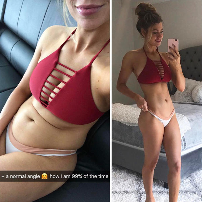 3 Saniyede Fotoğraflarda Fit Görünmenin Yolları!