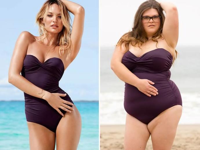 Victoria's Secret Mayolarını Sıradan Kadınlar Giyse Nasıl Görünürdü?