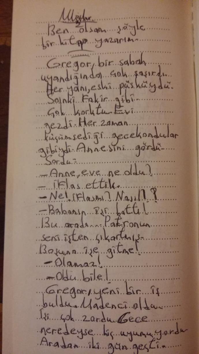 Kafka'yı Dönüşümü Yazdığına Pişman Edecek Bir Öykü