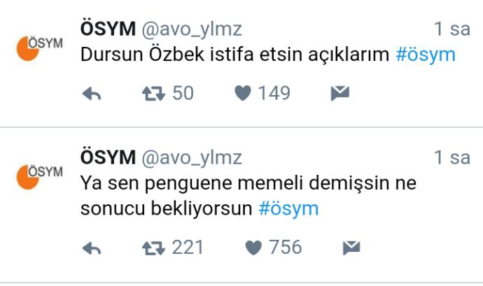 Yüzünüzü Güldürecek ÖSYM Tweetleri