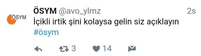 Yüzünüzü Güldürecek ÖSYM Tweetleri
