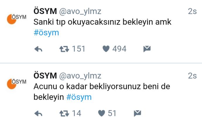 Yüzünüzü Güldürecek ÖSYM Tweetleri