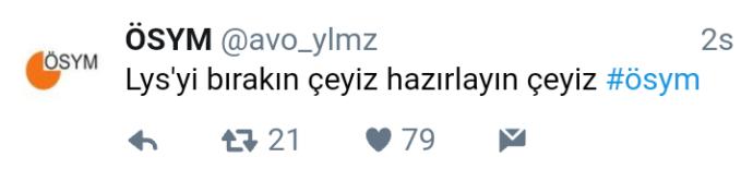 Yüzünüzü Güldürecek ÖSYM Tweetleri