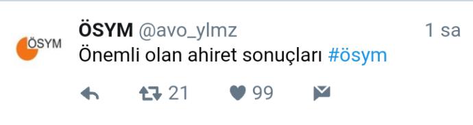 Yüzünüzü Güldürecek ÖSYM Tweetleri