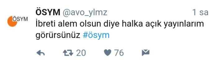 Yüzünüzü Güldürecek ÖSYM Tweetleri