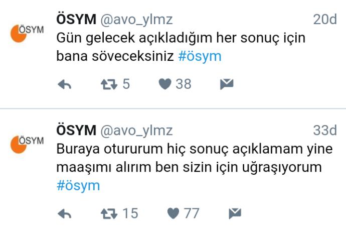 Yüzünüzü Güldürecek ÖSYM Tweetleri