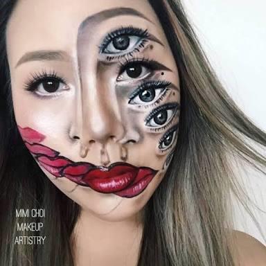 Yaptığı Optik İllüzyon Makyajlarıyla Herkesi Büyülen Sanatçı: Mimi Choi!