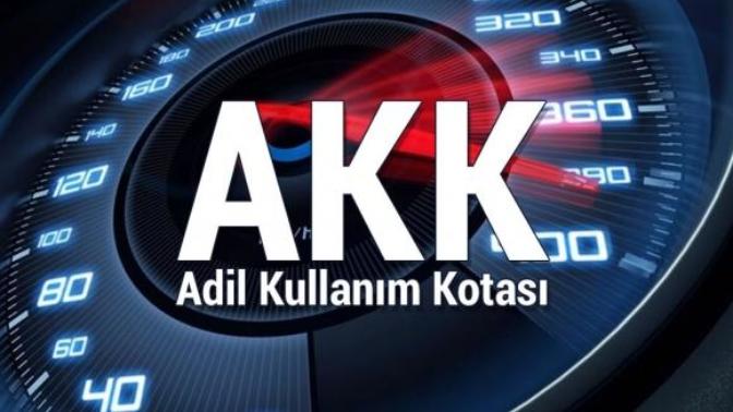 AKK "Adil Kullanım Kotası" Hakkında Bilgiler ve Yeni Uygulamalar