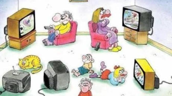Televizyonun Olduğu Ortamda Sohbet Muhabbet Olmaz!