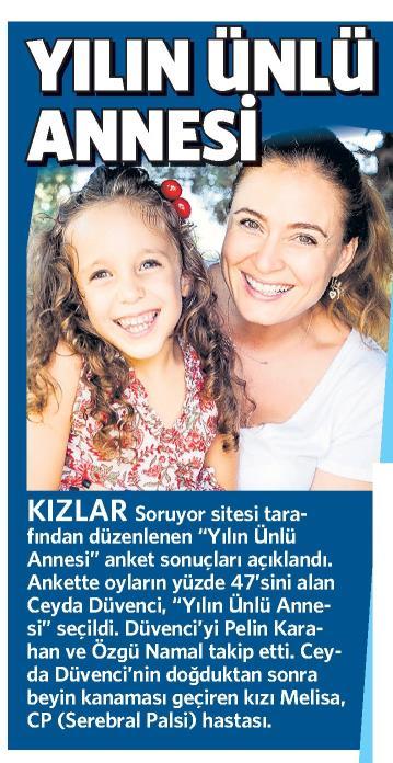 Yılın Annesi Ceyda Düvenci'den KScan'lara Teşekkür!