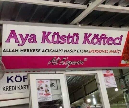 "Mekan İsimlerinde Ve Reklamda Gelinen Son Nokta" Dedirten 10 Görsel!