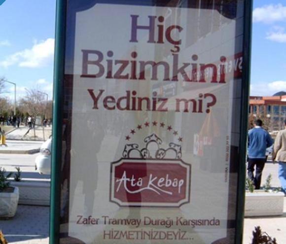"Mekan İsimlerinde Ve Reklamda Gelinen Son Nokta" Dedirten 10 Görsel!