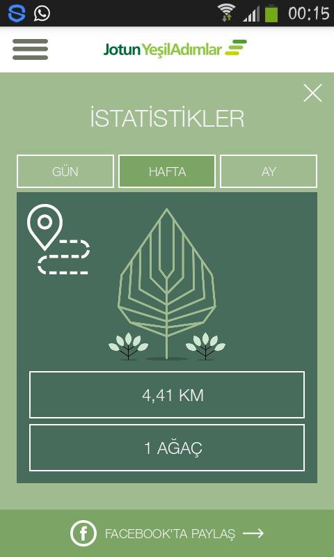 Adımlarınızı Ağaca Dönüştüren Uygulama 📲 🌲