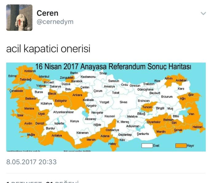 Twitter'dan Mizah Alarmı 'Kapatıcı Önerisi Olan Var Mı?'