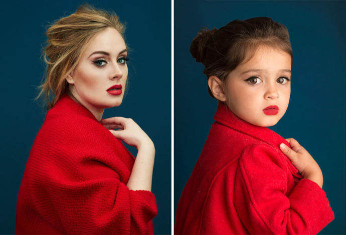 Ünlülerin Kıyafetlerini Birebir Taklit Eden 3 Yaşındaki Minik Ama Yüreği Devasa Moda İkonu