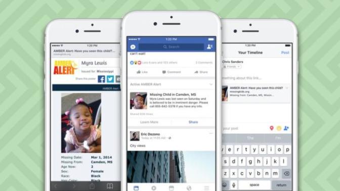 Facebook'un Amber Alerts Teknolojisi Artık 12 Ülkede Varlığını Sürdürüyor!