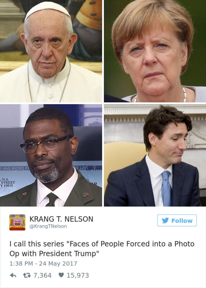 Papa Francis, Donald Trump ile Buluşunca Ortaya Eğlenceli Görüntüler Çıktı!