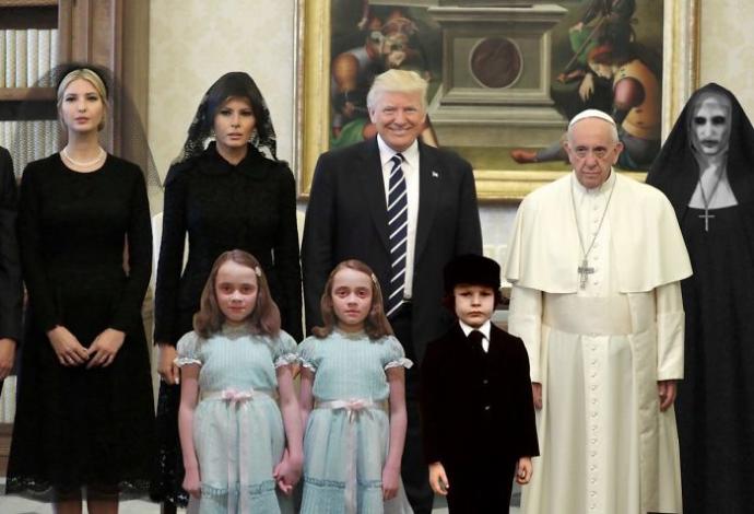Papa Francis, Donald Trump ile Buluşunca Ortaya Eğlenceli Görüntüler Çıktı!