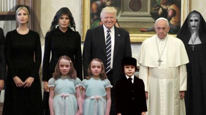 Papa Francis, Donald Trump ile Buluşunca Ortaya Eğlenceli Görüntüler Çıktı!