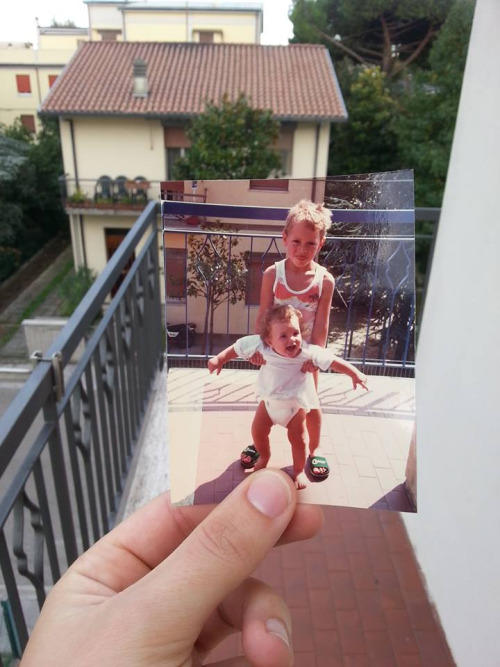 Eski Fotoğrafları, Şimdiki Zamanda Ait Olduğu Yerlerine Koyan İçinize İşleyecek Fotoğraf Projesi!