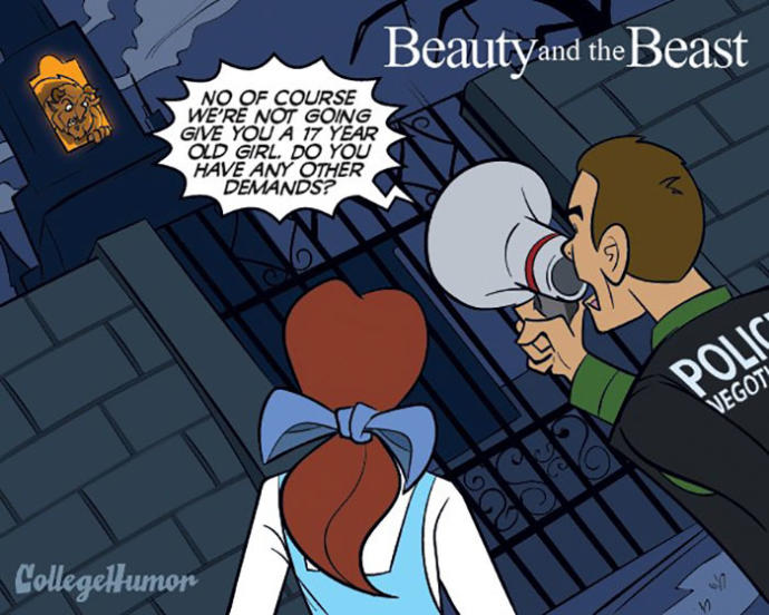 Disney Masallarında Polis Memurları da Olsaydı Vaziyet Nasıl Olurdu?