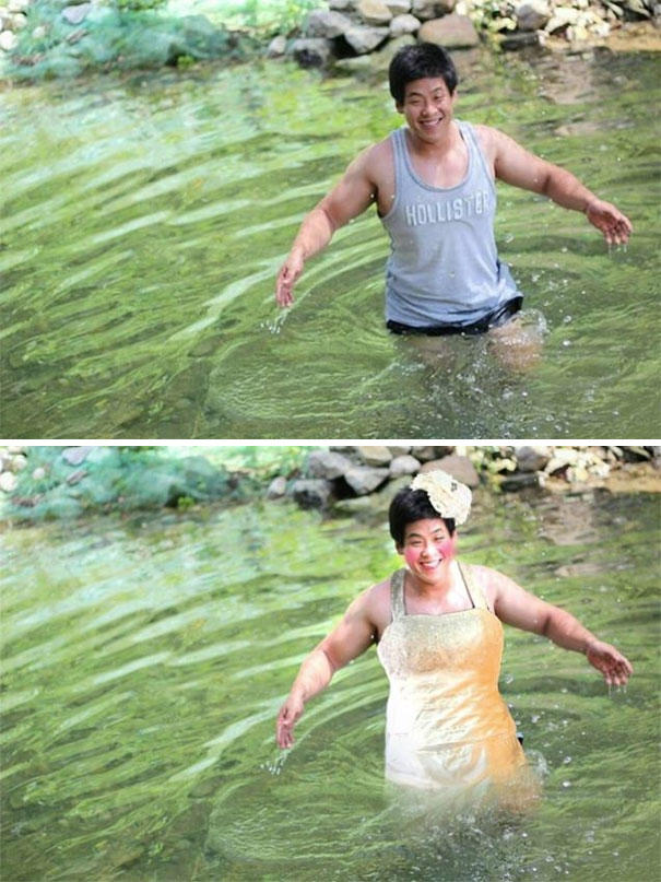 Photoshop ile Trolleme Üzerine Master Yapan Fırlama Koreli