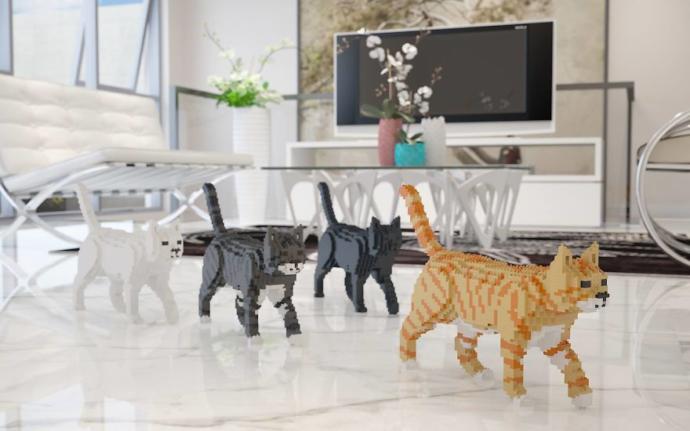 Tam da Kedilere Doyamayanlar İçin Tasarlanmış Kedi Legoları!