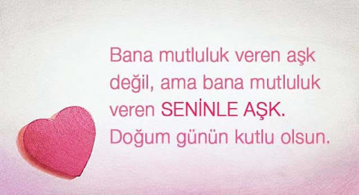 Takvimlerde Tarihi En İyi Bildiğim Gün, Kalbime İyi Ki Doğdun Sevgili