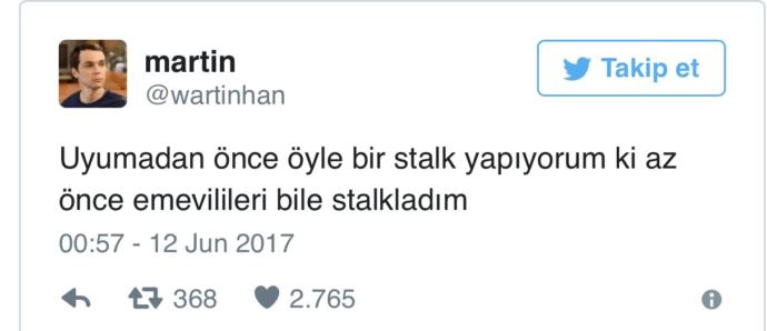 Stalk Yapmak Neydi? Emekti, Alın Teriydi