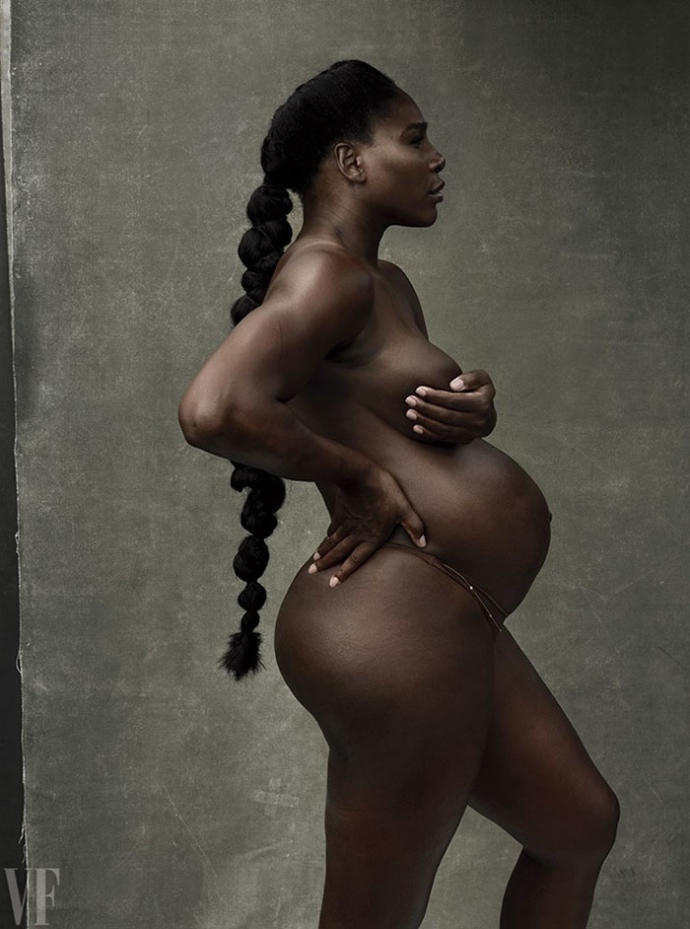 Vanity Fair Dergisine Hamile Haliyle Poz Veren Serena Williams, Sosyal Medyayı Salladı!