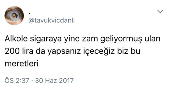Alkol ve Sigaraya Gelen Zam Sosyal Medyanın Yeni Gündemi Oldu! 
