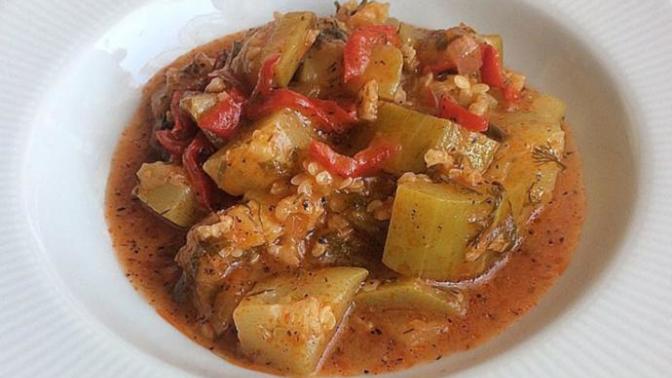 Bağırsak Dostu, Kırmızı Biberli Dereotlu Kabak