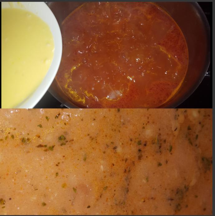 Tavuk Suyuna Terbiye Soslu Tel Şehriye Çorbası