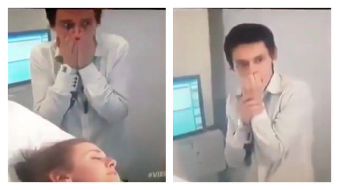 Taze Babanın, Eşinin Doğum Anında Verdiği, İnsana Kahkahanın Alâsını Attıracak Tepkiler!