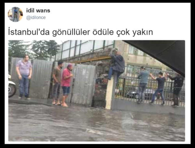 İstanbul'u Sel Aldı Bir Yar Sevdim Sular Aldı!