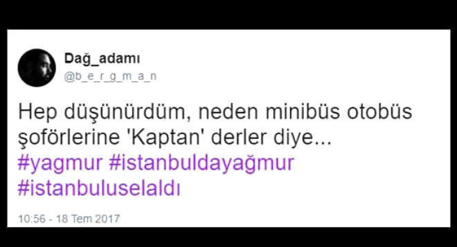 İstanbul'u Sel Aldı Bir Yar Sevdim Sular Aldı!