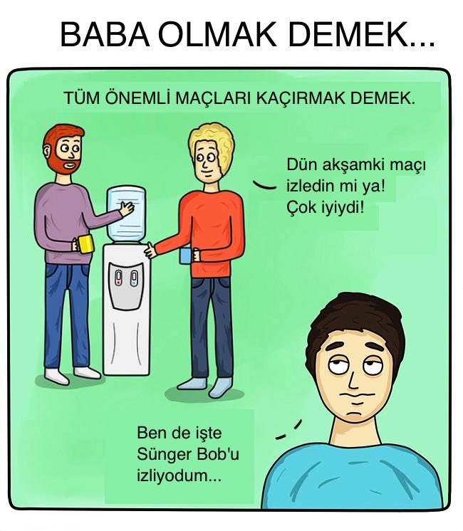 Baba Olunca Yaşayacağınız Durumları Anlatan İllüstrasyonlar