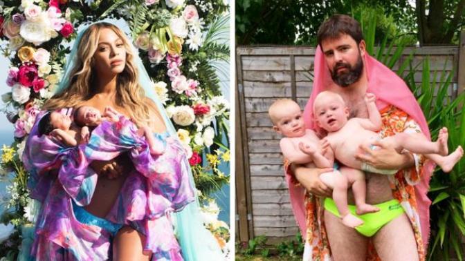 Beyonce'un Doğum Öncesi ve Sonrası Taklit Edilirse Ne Olur?