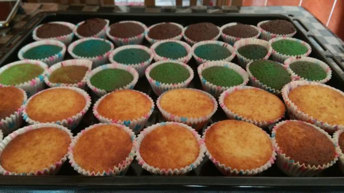 Tatlı Sevenler İçin Mükemmel Rengarenk Cupcake!