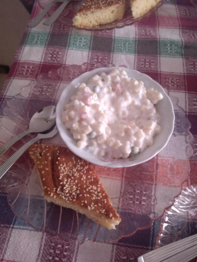 Acil Durumlarda Kurtarıcınız Garnitürlü Makarna Salatası
