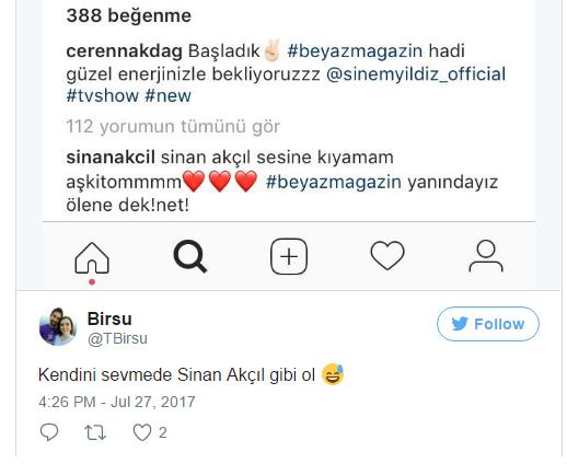 Sinan Akçıl'ın İnstagram'da Sahte Hesap Yerine Gerçek Hesabıyla Kendini Övmesine Yapılan En Komik 9 Yorum!