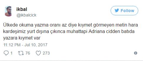 Metin Hara ve Adriana Lima Aşkına Yönelik Yapılan En Komik Yorumlar