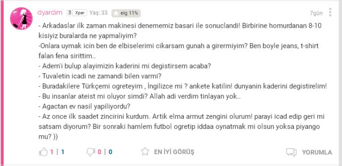 Geçmişe Yolculuk Yapıp, Sorularımızı Sorduk! Şimdiki Zamana Dönüp Ödülü Kapma Vakti Geldi! :)