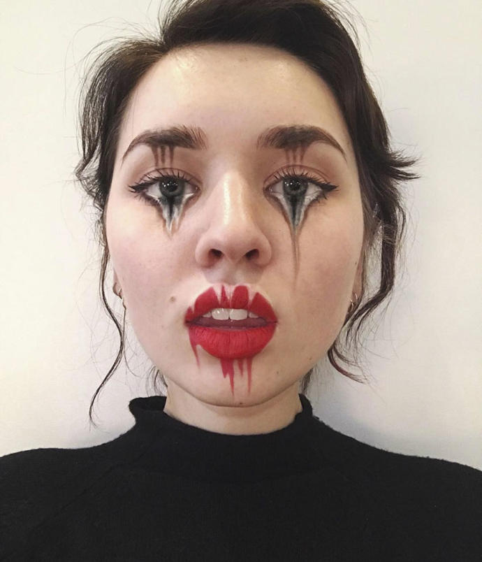 Optik illüzyon Makyajları Gözlerinizi Kamaştıracak!