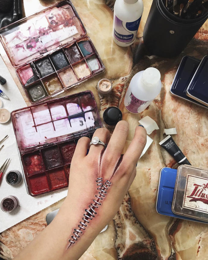 Optik illüzyon Makyajları Gözlerinizi Kamaştıracak!