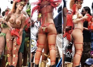 Crop Over Festivali'ne Katılan Rihanna'nın Yıllar İçerisindeki Değişimi
