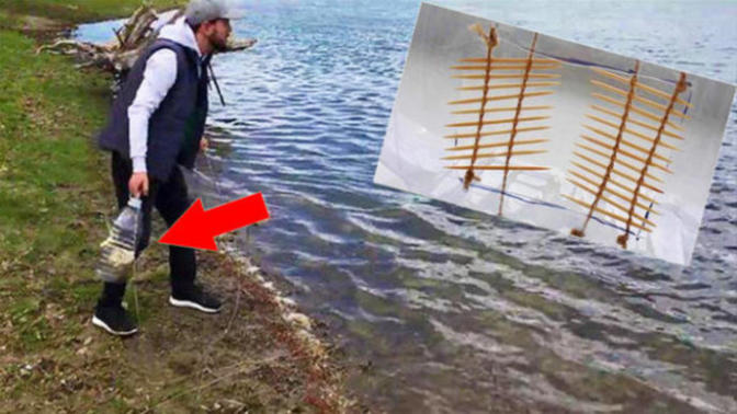 Kürdan, İp Ve Plastik Pet Şişe İle Balık Avlama Tekniği