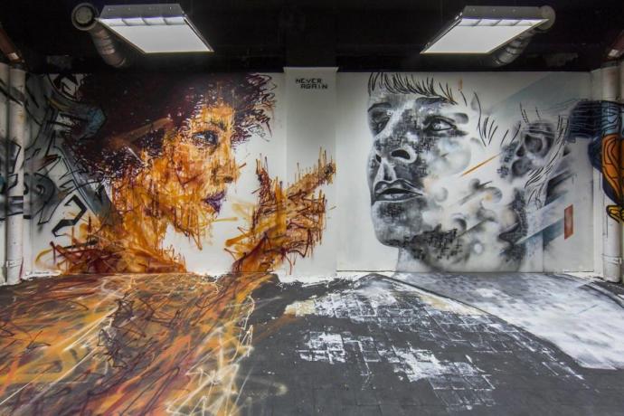 100 Grafiti Sanatçısının Bir Araya Gelerek Ortaya Çıkardıkları Muhteşem Renkli Görüntüler