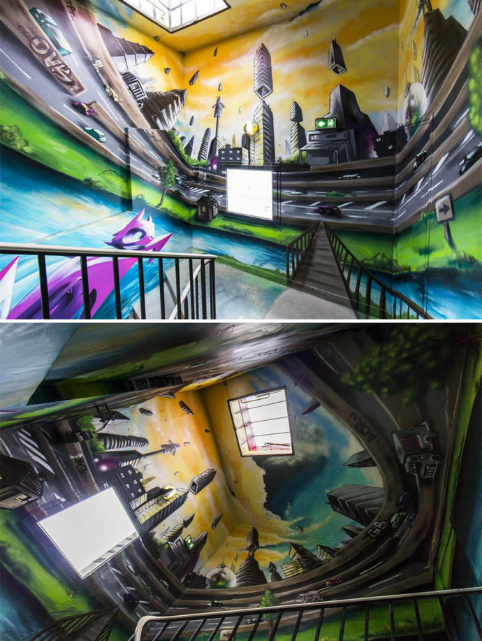 100 Grafiti Sanatçısının Bir Araya Gelerek Ortaya Çıkardıkları Muhteşem Renkli Görüntüler